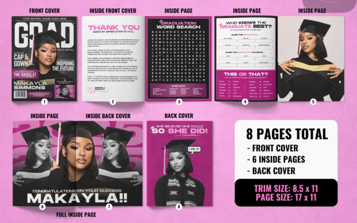 Exclusive Grad 25 Booklet